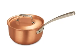 Signature Range Kupfer 16 cm Mousseline-Pfanne mit Edelstahlgriff — 2