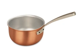 Signature Range Kupfer 16 cm Mousseline-Pfanne mit Edelstahlgriff — 1