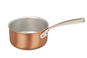 Signature Range 18cm Copper Saucepan with Stainless Steel Handle