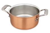 Signature Range 20cm Copper Casserole with Stainless Steel Handles — 1
