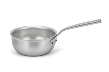 Flandria Range 16cm 5-Ply Saucier Pan with Stainless Steel Handle - Induction Compatible — 1
