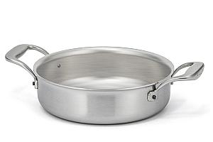 Flandria Range 20cm 5-Ply Rondeau with Stainless Steel Handles - Induction Compatible