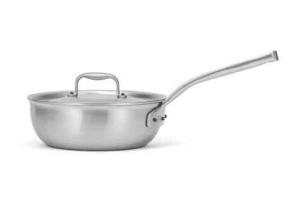 Flandria Range 20cm 5-Ply Saucier Pan with Stainless Steel Handle - Induction Compatible — 3