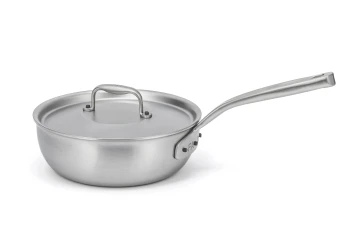 Flandria Range 20cm 5-Ply Saucier Pan with Stainless Steel Handle - Induction Compatible — 2