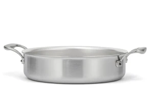 Flandria Range 28cm 5-Ply Rondeau with Stainless Steel Handles - Induction Compatible — 3