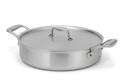 Flandria Range 28cm 5-Ply Rondeau with Stainless Steel Handles - Induction Compatible — 2