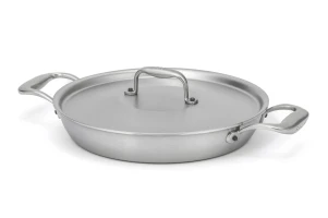 Flandria Range 28cm 5-Ply Round au Gratin Pan with Stainless Steel Loop Handles - Induction Compatible — 2