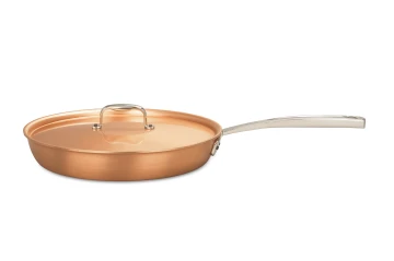 Signature Range 28cm Copper Frying Pan with Stainless Steel Handle — 3