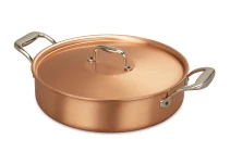 Signature Copper Range 28cm Rondeau with Stainless Steel Handles — 2