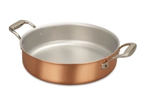 Signature Copper Range 28cm Rondeau with Stainless Steel Handles — 1
